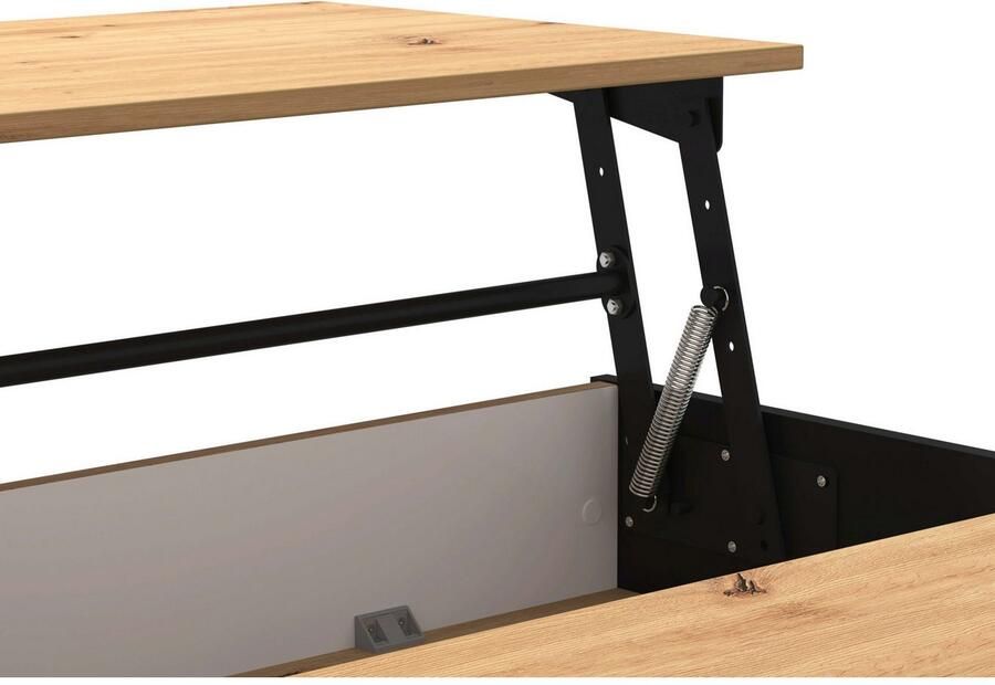 Home affaire Salontafel Taranto salontafel 80 cm vierkante vorm modern design