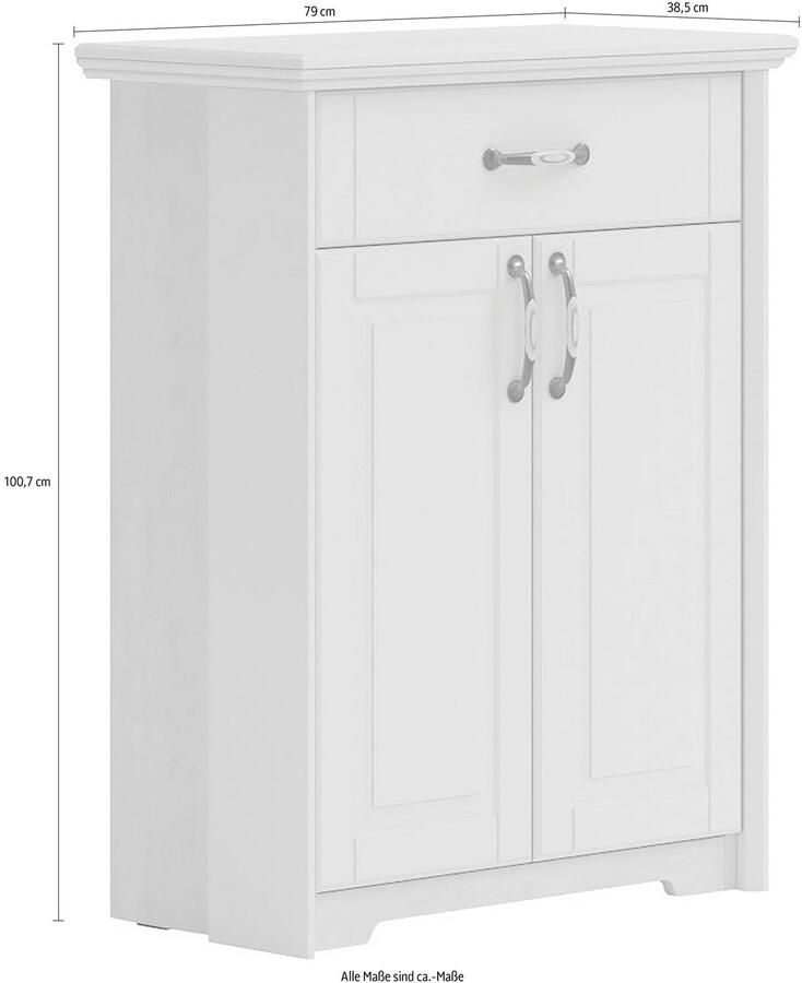 Home affaire Schoenenkast Evergreen hoogwaardig uv gelakt soft-closefunctie