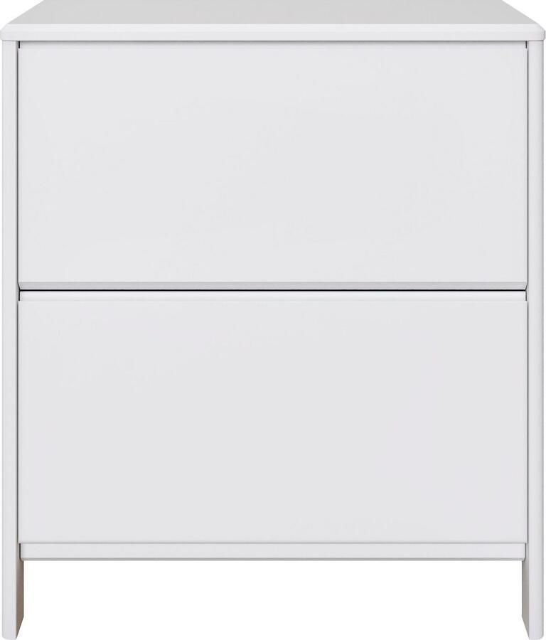 Home affaire Schoenenkast Luven gecertificeerd massief hout met 2 kleppen