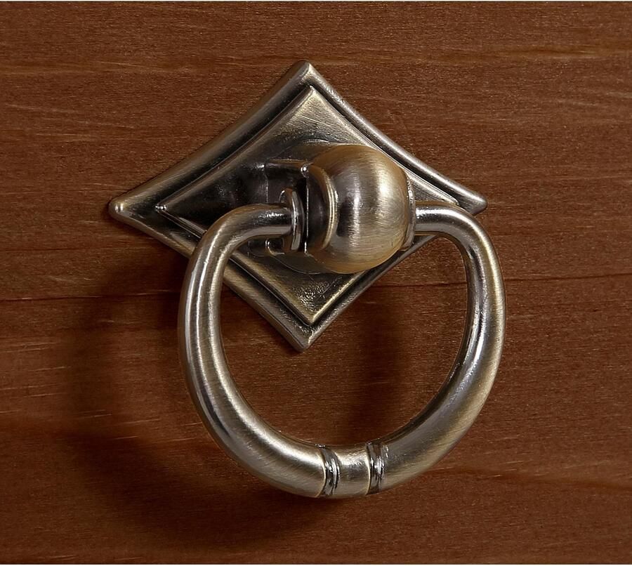 Home affaire Schoenenkast Rustiek van massief grenen met spiegel voor ca. 16 paar schoenen