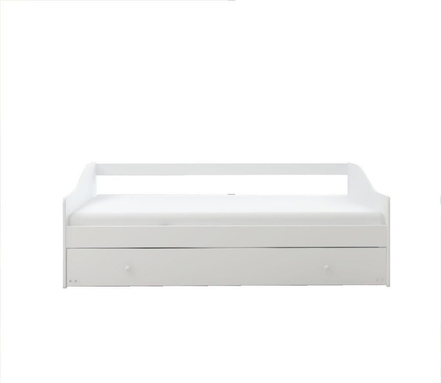 Home affaire Slaapbank Arlo inclusief 2 matrassen + lattenbodems jeugdbed logeerbed (set 5-delig)