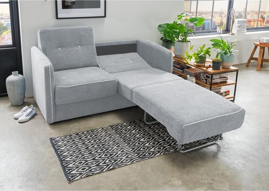 Home affaire Slaapbank Merina met tweedelige slaapfunctie lade naar voren binnenvering