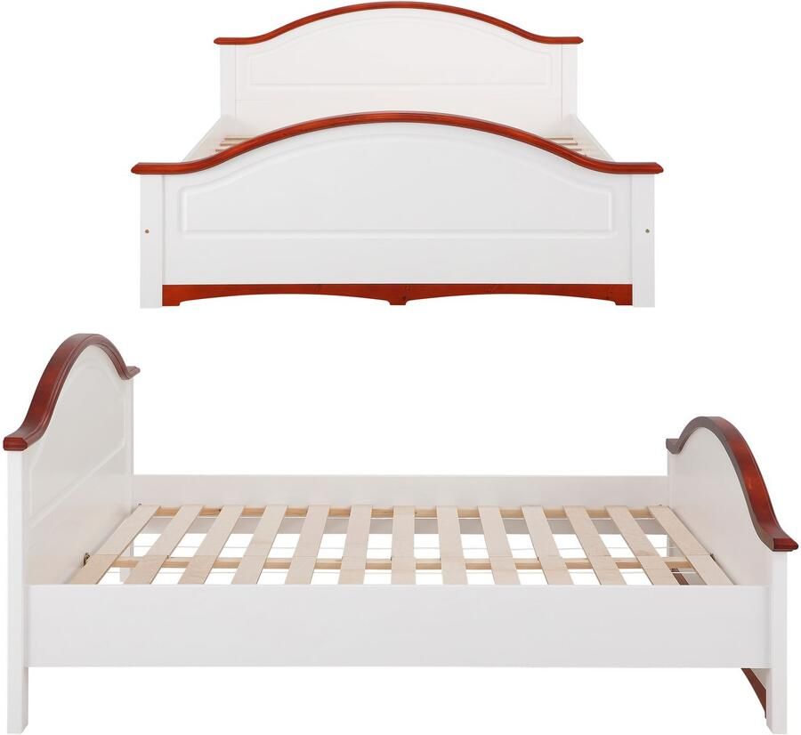 Home affaire Slaapkamerserie Konrad complete slaapkamer met grote kast met 5-deurs kledingkast bed 180x200 cm en 2 nachtkastjes (set 4-delig)