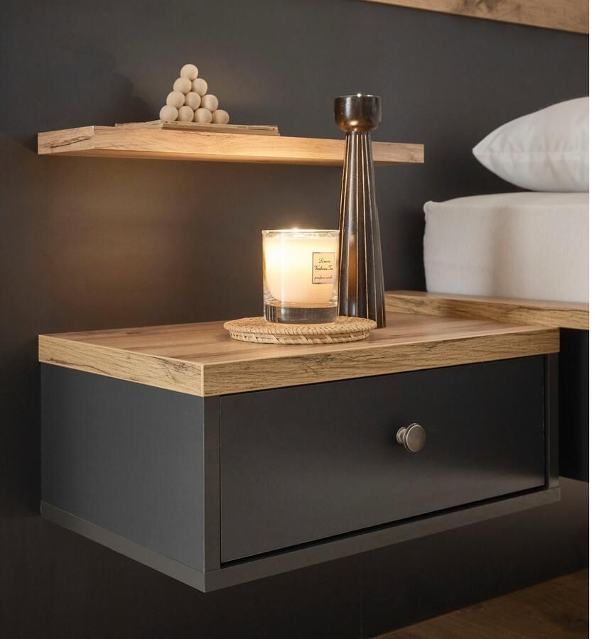 Home affaire Slaapkamerserie Westminster Bed breedte ligoppervlak 90 of 140 cm en 1 wandpaneel