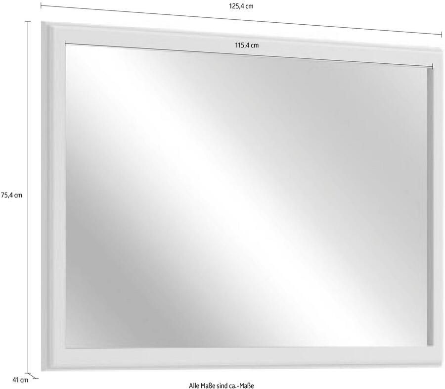 Home affaire Spiegel Evergreen met framebreedte 5 cm