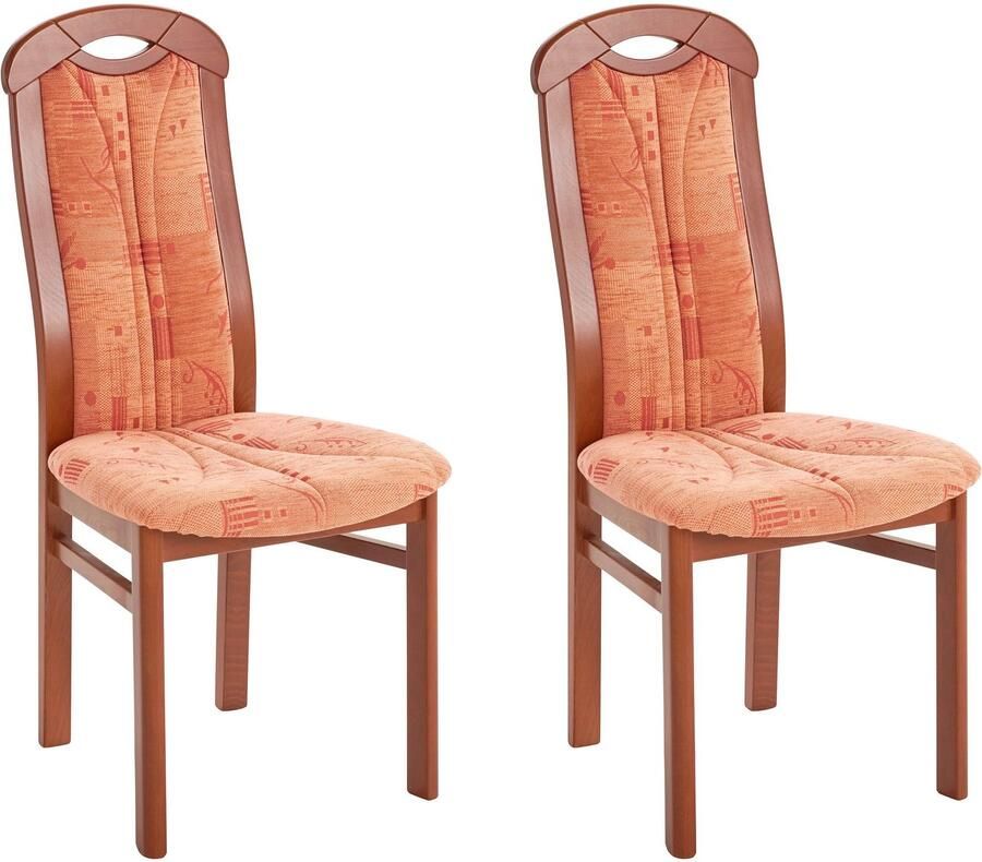 Home affaire Stoel met 4 poten ALEX stoel armstoel Stoel armstoel uitvoering met en zonder waterafstotende stof