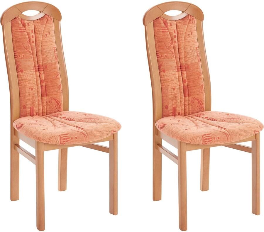 Home affaire Stoel met 4 poten ALEX stoel armstoel Stoel armstoel uitvoering met en zonder waterafstotende stof