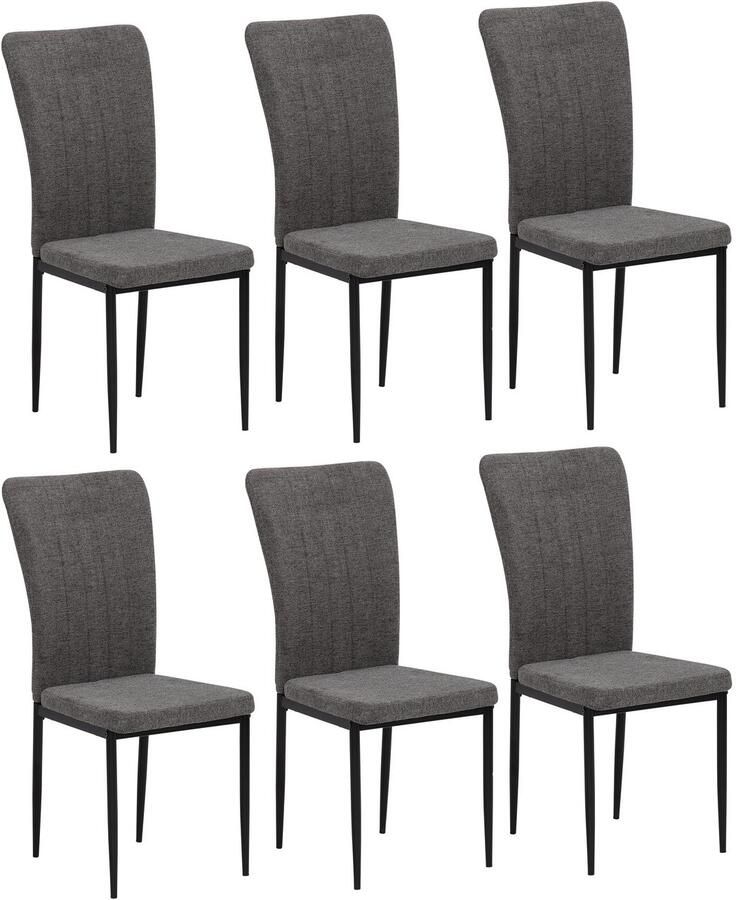 Home affaire Stoel met 4 poten Bergamo (set)