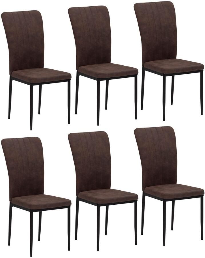 Home affaire Stoel met 4 poten Bergamo (set)