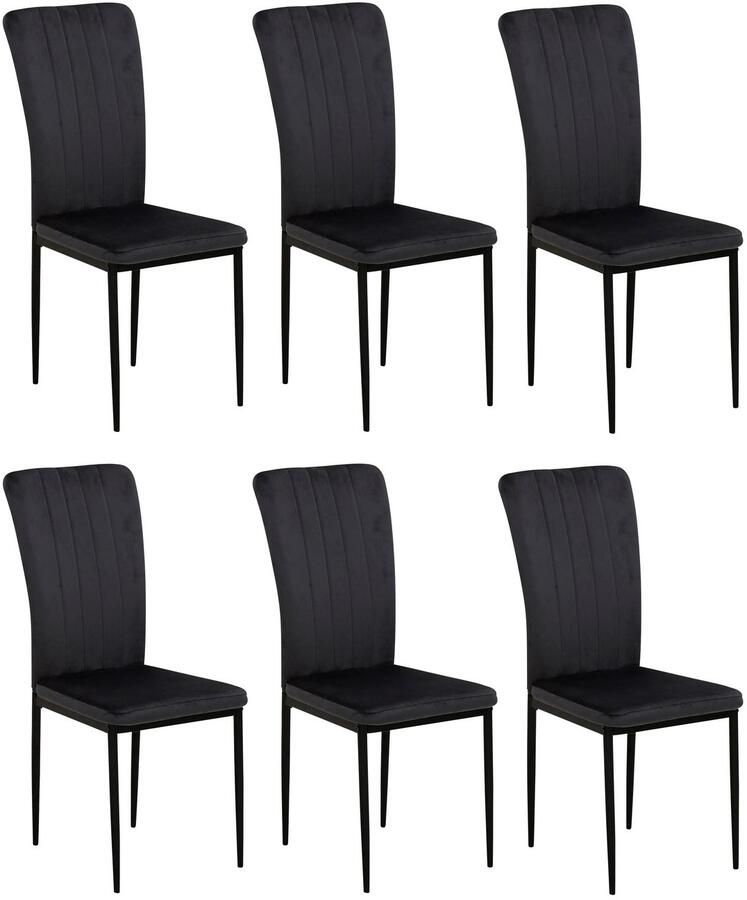 Home affaire Stoel met 4 poten Bergamo (set)