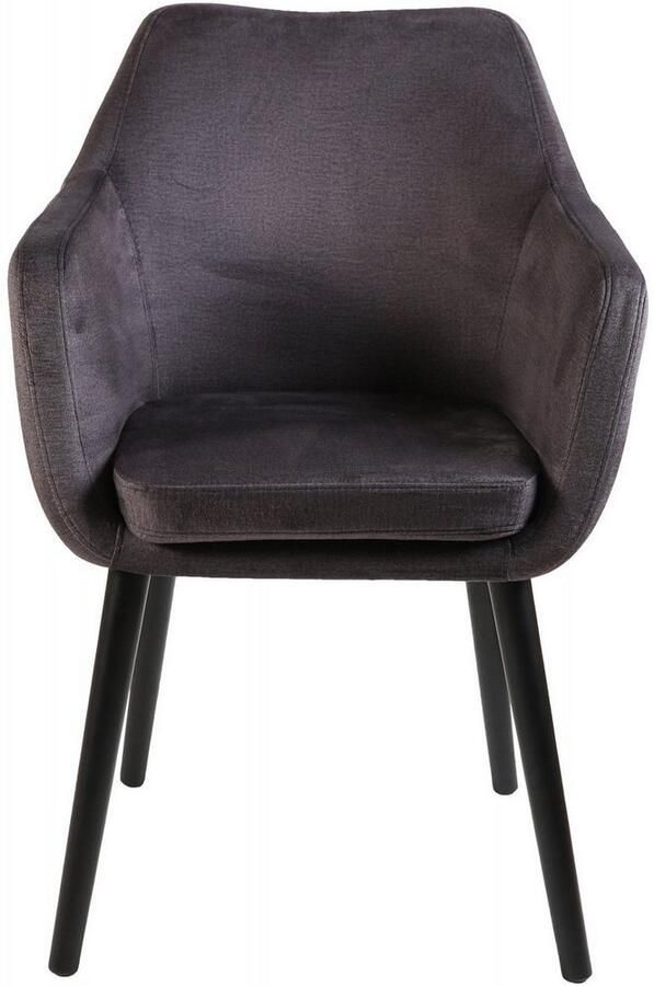 Home affaire Stoel met armleuningen Toga elegante eetkamerstoel met comfortabele armleuningen (1 stuk)