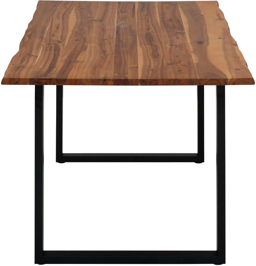 Home affaire Tafel met hout Jenny I Massief hout dikte van het tafelblad 26 mm in verschillende afmetingen