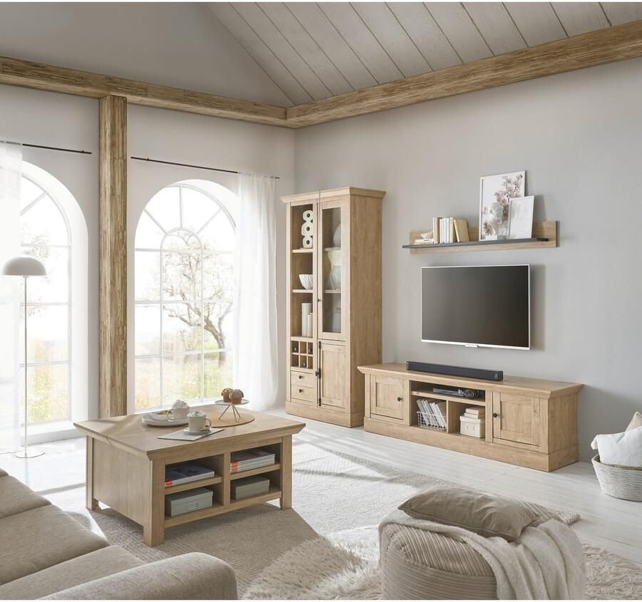 Home affaire Tv-meubel Cornwall onderkast in landelijke stijl commode eiken decor (1 stuk)