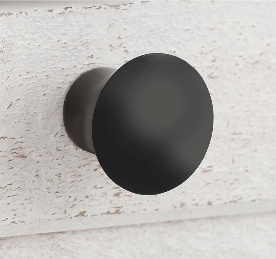 Home affaire Tv-meubel Freya Commode met 3 kleppen metalen handgrepen van massief hout breedte 175 cm