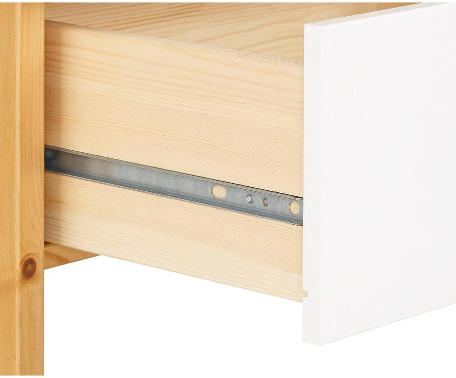 Home affaire Tv-meubel Ixo Breedte 148 cm met 3 lades van massief grenen FSC