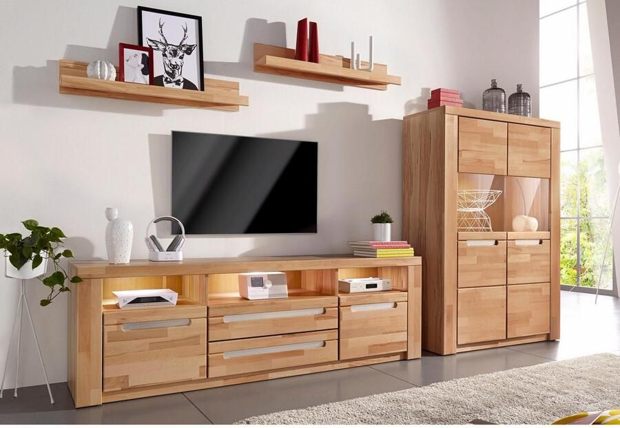 Home affaire Tv-meubel Kolding Breedte 180 cm met 2 lades