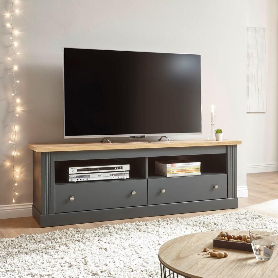 Home affaire Tv-meubel Westminster TOPSELLER! Tv-tafel in romantische rustieke stijl