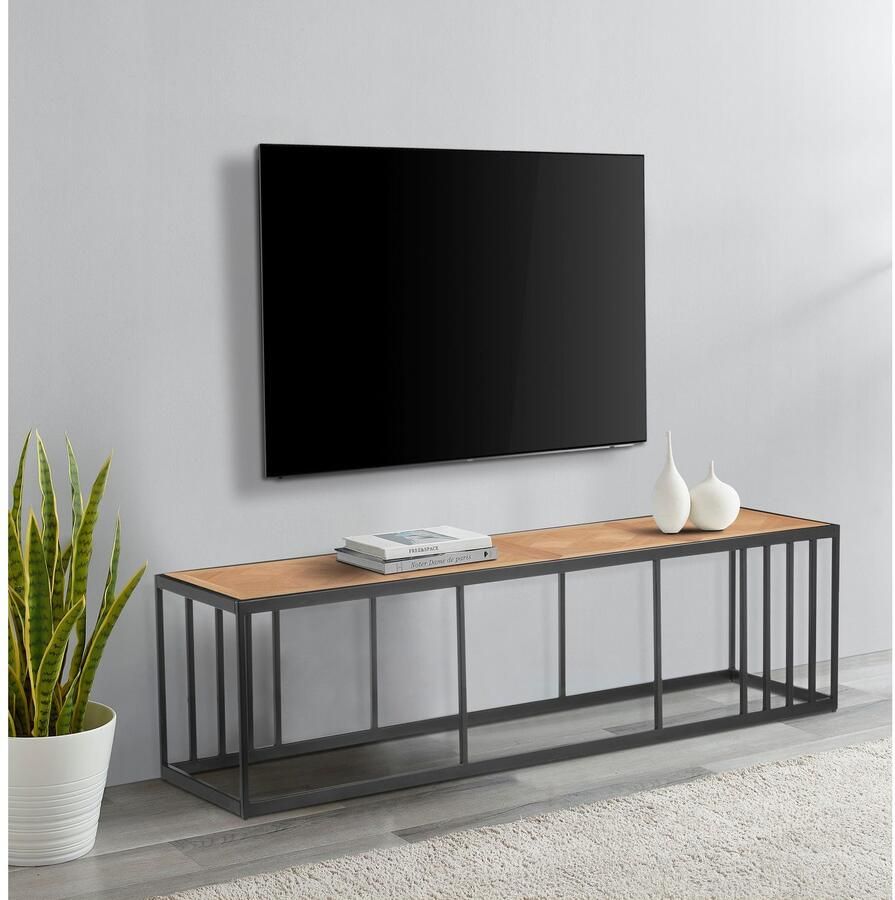 Home affaire Tv-meubel Winding TOPSELLER! OTTOs Choice van mdf en fineer voeten van metaal breedte 160 cm