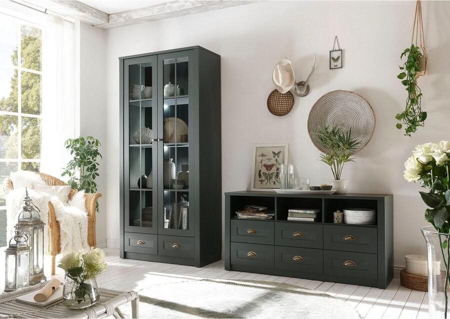 Home affaire Vitrinekast ASCOT Hoofte 197 cm