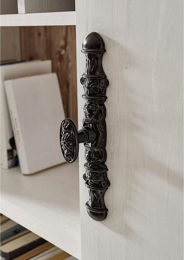 Home affaire Tv-meubel Florenz TV-meubel TV-kast Tv-tafel in romantische rustieke stijl breedte 134 cm