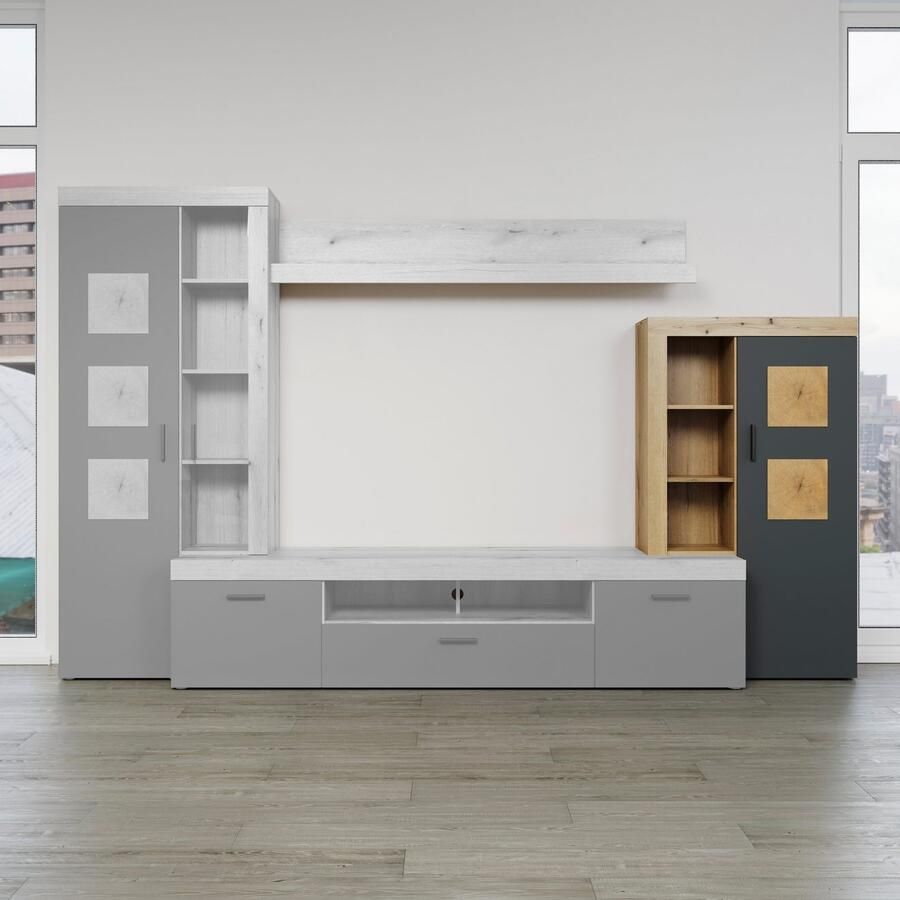 Home affaire Vitrinekast Gent Met eindnerf toepassingen (1 stuk)