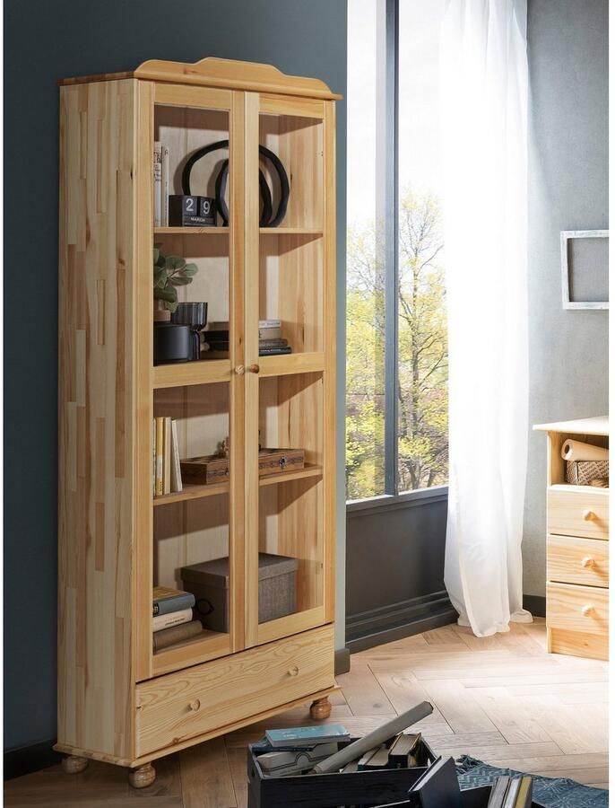 Home affaire Vitrinekast met gedraaide poten