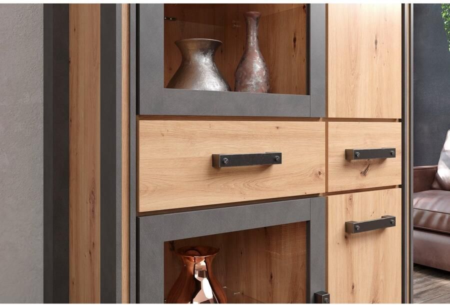 Home affaire Vitrinekast Mia Modern design (1 stuk)