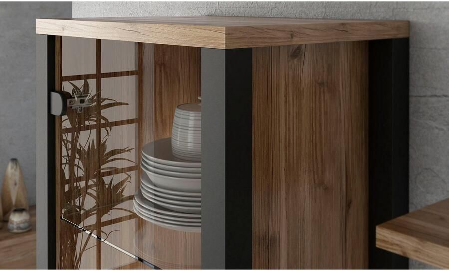 Home affaire Vitrinekast Olin Hoogte 191 cm