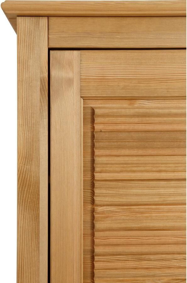 Home affaire Vitrinekast Rauna vitrinekast opbergkast Hoogte 180 cm van massief grenen FSC -gecertificeerd