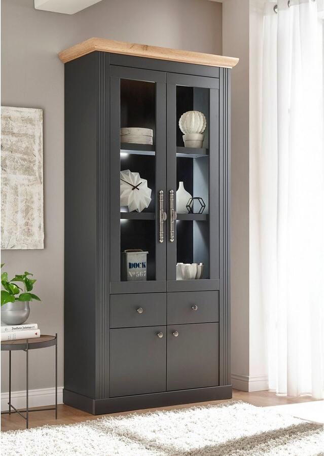 Home affaire Vitrinekast Westminster BESTSELLER! in romantische landelijke stijl