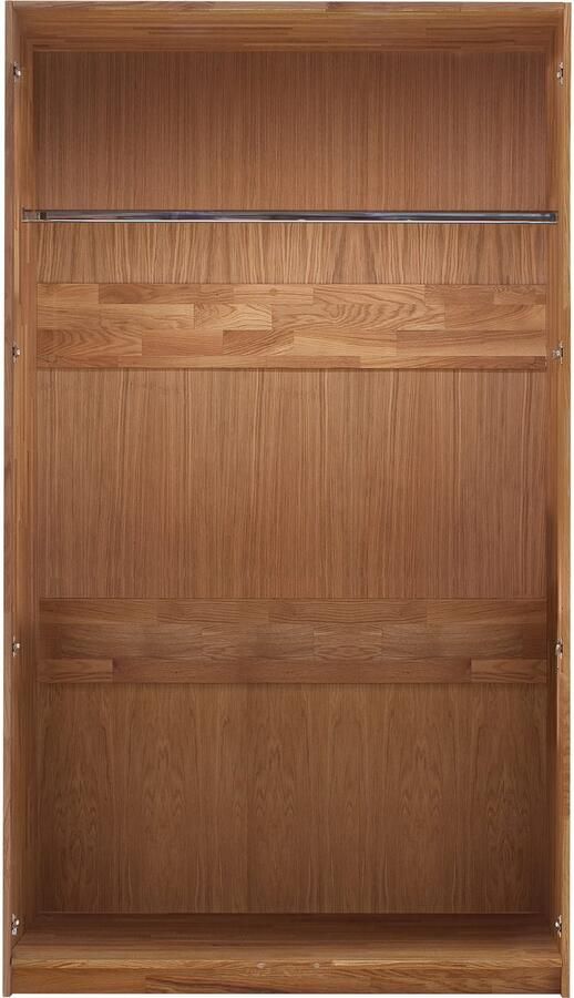Home affaire Draaideurkast Chamara van massief eikenhout in verschillende breedten hoogte 218 cm