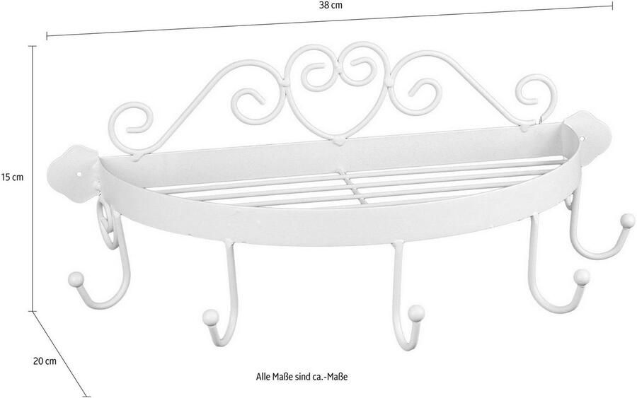 Home affaire Wandhaak halfrond met haak