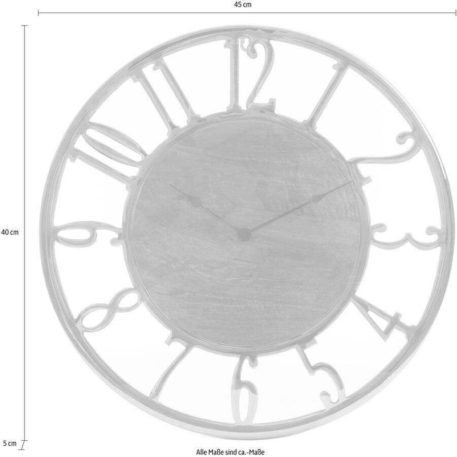 Home affaire Wandklok Dajana romeinse cijfers (1-delig)