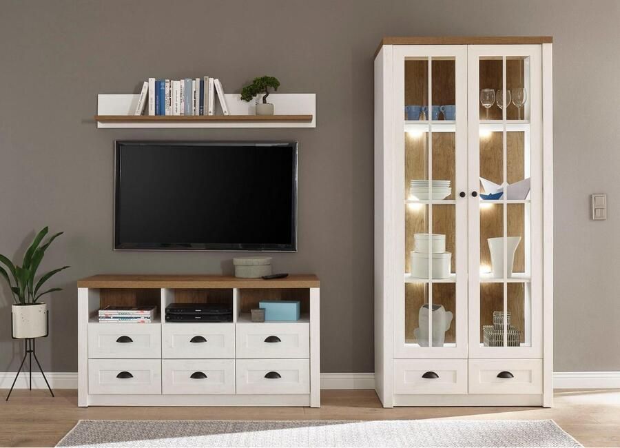 Home affaire Vitrinekast Beauvais Hoogte ca. 198 cm