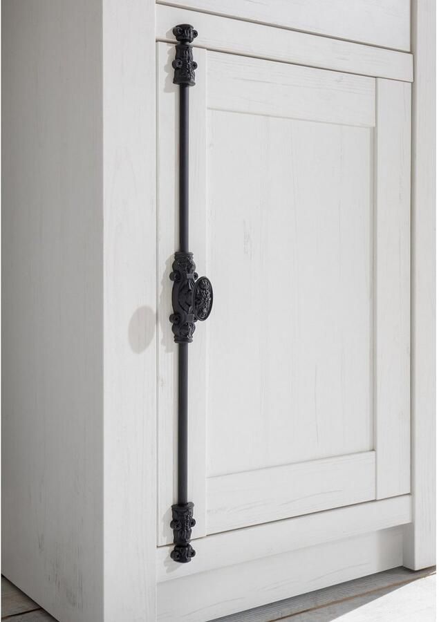 Home affaire Wandmeubel California bestaand uit staand rek tv-meubel wandrek highboard (set 4 stuks)