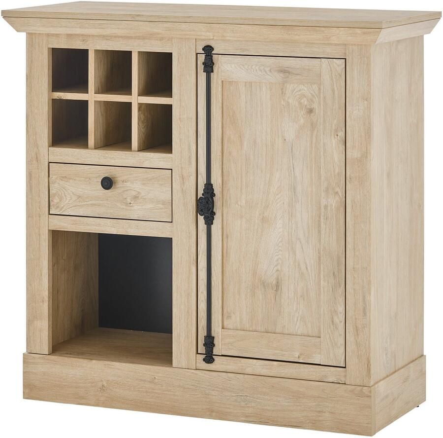 Home affaire Highboard Cornwall commode in landelijke stijl kast sideboard eiken decor (1 stuk)