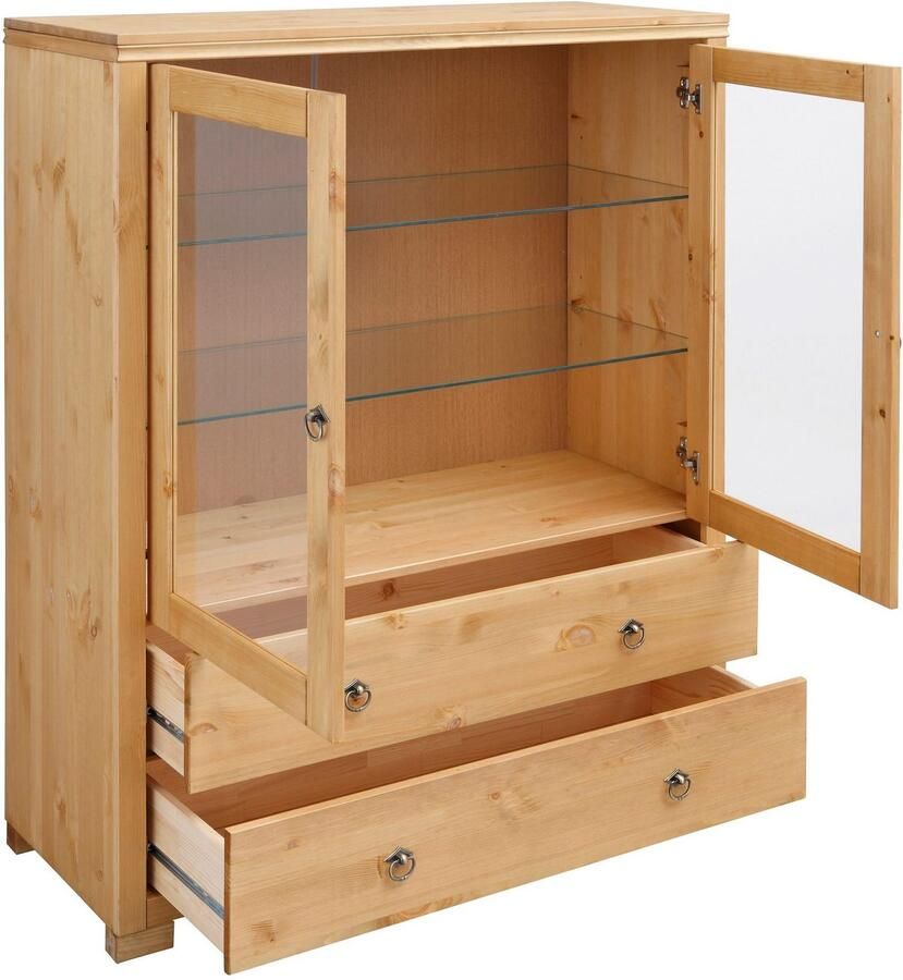 Home affaire Wandmeubel Gotland bestaand uit 1 highboard 1 tv-meubel en 1 vitrinekast (set 3-delig)