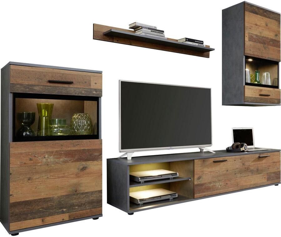 Home affaire Wandmeubel Mansfield (4-delig)
