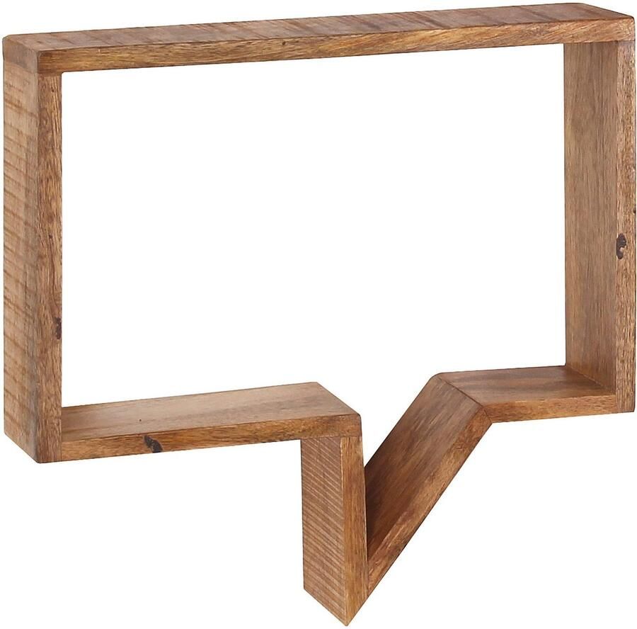 Artistiq Living Artistiq Wandplank Aeden Mangohout Set van 2 stuks Bruin