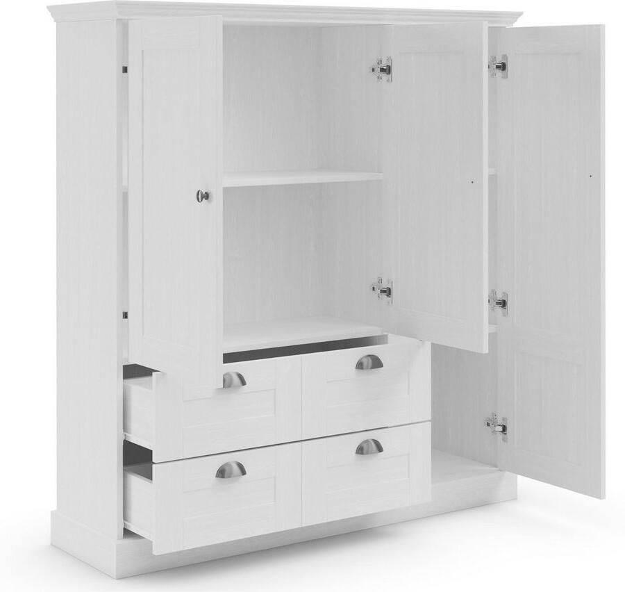 Home affaire Waskast Motala met 2 grote lades breedte 122 cm hoogte 130 cm