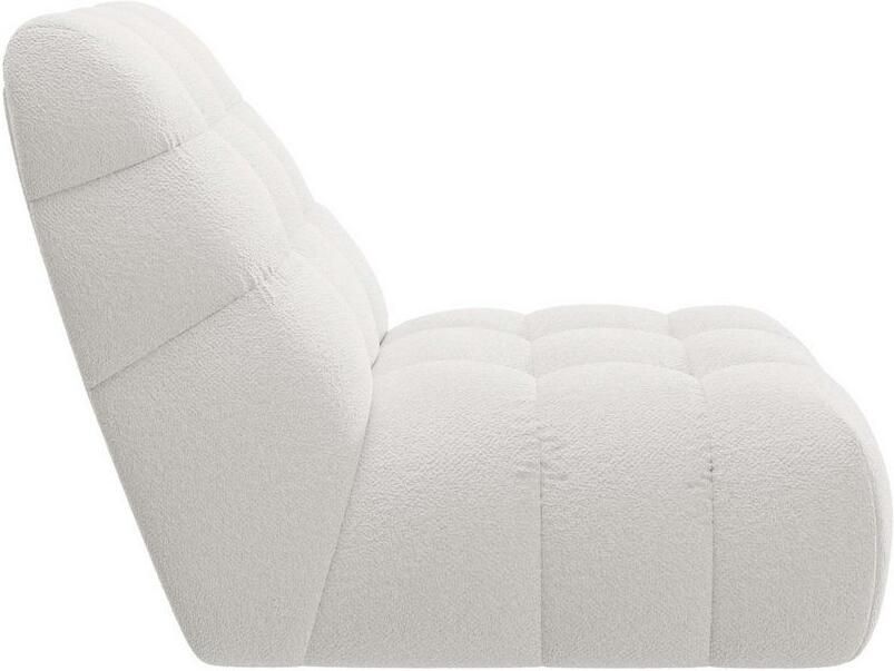 Home affaire Fauteuil AURELIAN loveseat XXL leesstoel grote stoel met golfondersteuning velours fijne structuur grove structuur