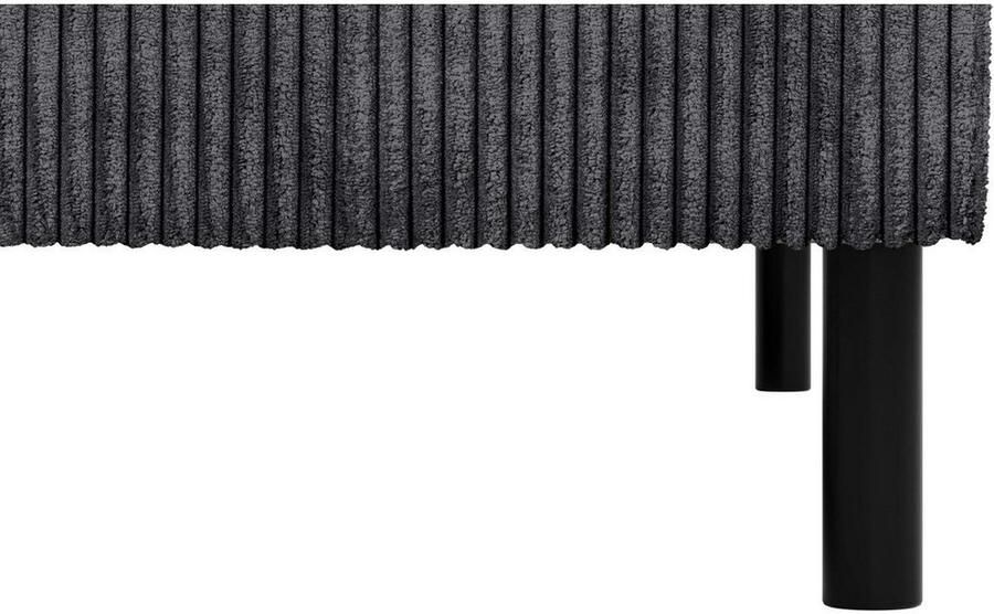 Home affaire Hocker ARROS klein met golfondersteuning afmetingen B D H: 70 70 46 cm