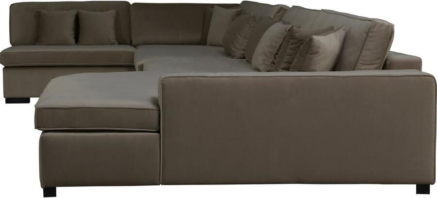 Home affaire Zithoek Skara U-vorm Loungebank met binnenveringsinterieur in vele overtrekkwaliteiten