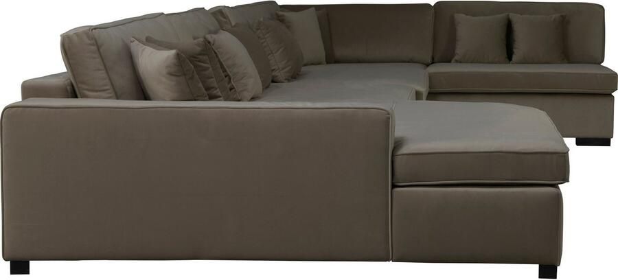 Home affaire Zithoek Skara U-vorm Loungebank met binnenveringsinterieur in vele overtrekkwaliteiten