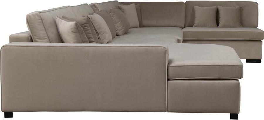 Home affaire Zithoek Skara XXL U-vorm Loungebank XXL met binnenveringsinterieur in vele overtrekkwaliteiten