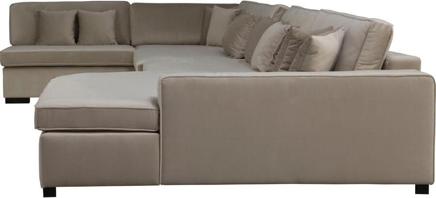 Home affaire Zithoek Skara XXL U-vorm Loungebank XXL met binnenveringsinterieur in vele overtrekkwaliteiten