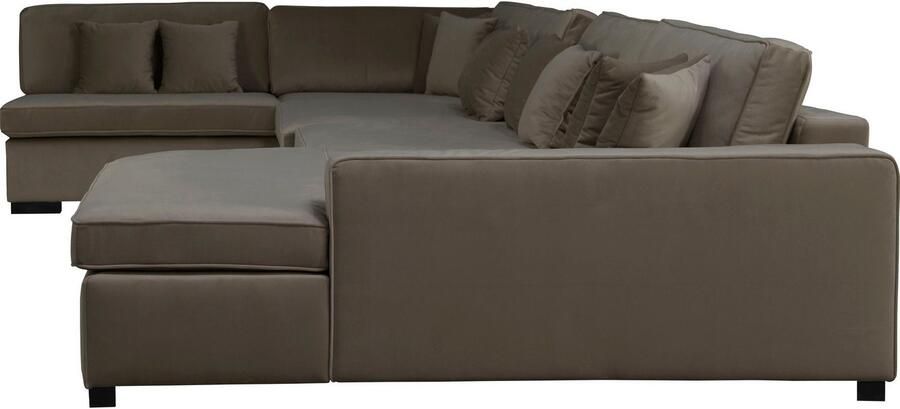 Home affaire Zithoek Skara XXL U-vorm Loungebank XXL met binnenveringsinterieur in vele overtrekkwaliteiten