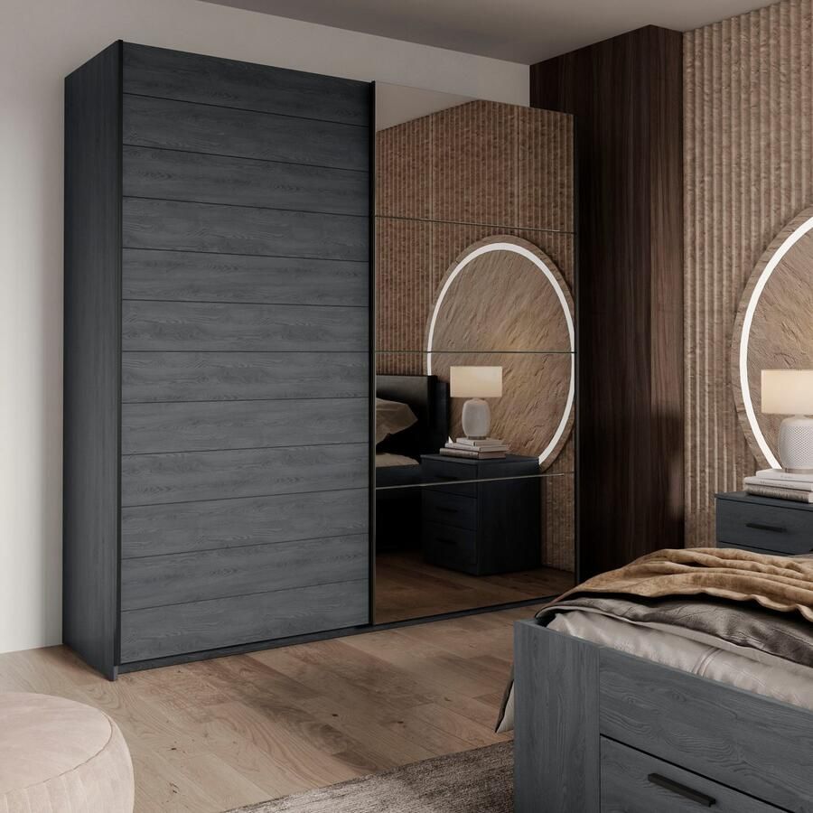 Home affaire Zweefdeurkast Galaxy kledingkast linnenkast 200 220 of 270 cm breed