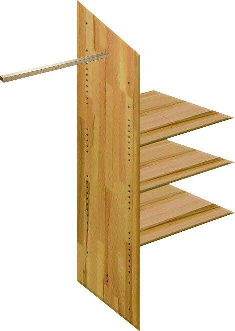 Home affaire Indeling Modesty van massief beukenkernhout voor de verschillende kastbreedten