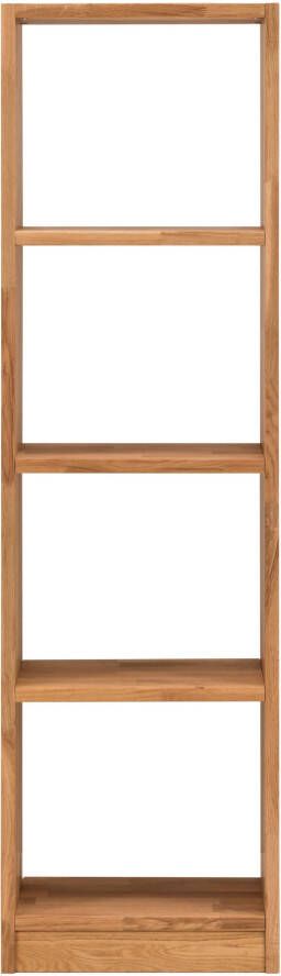 Home affaire Kastelement Ecko van massief wildeikenhout breedte 47 cm met 4 vakken